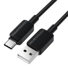 Кабель ACEFAST C26-04 silicone charging data cable USB to Type-C 3A 1.2m Black