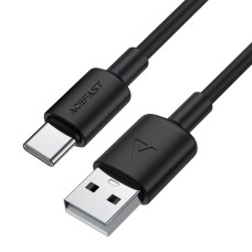 Кабель ACEFAST C29-04 silicone charging data cable USB to Type-C 3A 2m Black