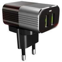 Мережевий зарядний пристрій LDNIO DL-A2206 Home Charger Micro cable 12W Grey