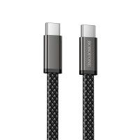 Кабель BOROFONE BX124 Peace charging data cable Type-C to Type-C 60W 3A 1m Black