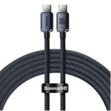 Кабель Baseus Crystal Shine Series Fast Charging Data Cable Type-C to Type-C 100W 5A 2m Black CAJY000601