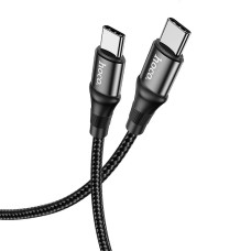Кабель HOCO X50 Exquisito Data charging Cable Type-C to Type-C 100W 5A 1m Black