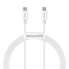 Кабель Baseus Superior Series Fast Charging Data Cable Type-C to Type-C 100W 5A 1m White CATYS-B02