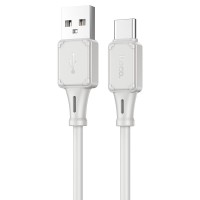Кабель HOCO X101 Assistant silicone charging data cable USB to Type-C 3A 1m Grey