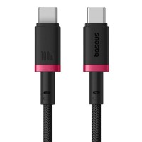 Кабель Baseus Dura Series Type-C to Type-C 100W 5A 1m Black-Red P10377803U01-01