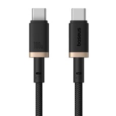 Кабель Baseus Dura Series Type-C to Type-C 100W 5A 1m Black-Gold P10377803U01-00