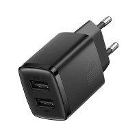 Мережевий зарядний пристрій Baseus Compact Charger 10.5W Black CCXJ010201
