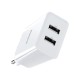 Мережевий зарядний пристрій Baseus Speed Mini Dual U Charger 10.5W White CCFS-R02