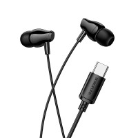 Дротові навушники BOROFONE BM61 Wanderer universal with mic Type-C Black