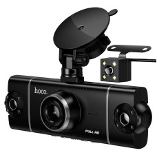 Відеореєстратор HOCO DV17 360° driving recorder (4-lens) 1080p Wi-Fi Black