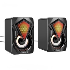 Комп'ютерна колонка Hoco DS30 RGB Subwoofer desktop game glaring speaker AUX USB 6W Black