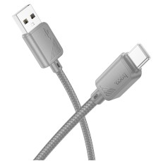 Кабель HOCO X113 Beneficio charging data cable USB to Type-C 3A 1m Grey
