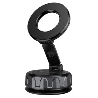 Автомобільний тримач Borofone BH140 Gloria vacuum suction cup magnetic holder Black