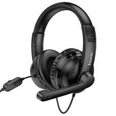 Дротові навушники HOCO W103 gaming Magic tour gaming headphones Black