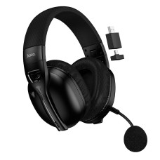 Бездротові Bluetooth навушники HOCO W114 Magic four-mode gaming BT 5.4/2.4G/3.5mm Black