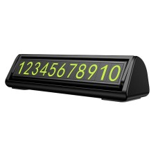 Автовізитка тимчасова карта паркування Hoco ZP131 parking sign Black