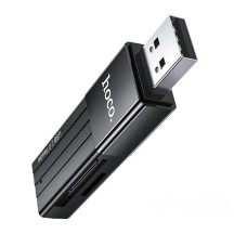 Кардрідер HOCO HB20 Mindful 2в1 SD/TF USB2.0 Black