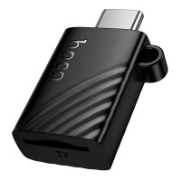 Кардрідер перехідник HOCO HB53 Type-C to TF 2.0 mini card reader Black