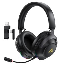 Бездротові Bluetooth навушники ACEFAST H20 gaming wireless headset BT 6.0/2.4G RGB Black