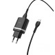 Мережевий зарядний пристрій HOCO C12Q Smart QC3.0 Type-C cable 18W Black