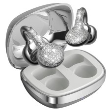Бездротові Bluetooth навушники HOCO EA15 Triumph clip-on true wireless headsett BT 6.0 Silver