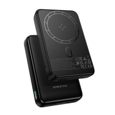 Зовнішній акумулятор Power Bank BOROFONE BJ82A Kody PD20W magnetic power bank 10000mAh Black