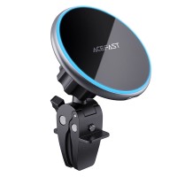 Автомобільний тримач ACEFAST D3 magnetic wireless charging car holder for air vent 15W Black