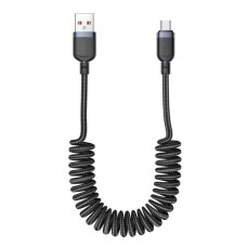 Кабель Yesido CA205C Spring USB to Type-C 18W 3A 1m Black