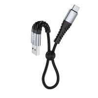 Кабель Hoco X38 Cool USB to Type-C 3A 0.25m Black