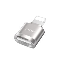 Кардрідер Earldom ET-OT94L 2в1 SD/TF Lightning card reader Silver