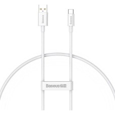 Кабель Baseus Superior Series Fast Charging USB to Type-C 100W 6A 1m Moon White P10320102214-01