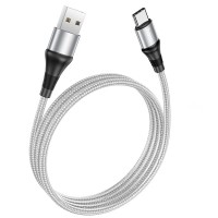 Кабель HOCO X50 Excellent charging data cable USB to Type-C 3A 1m Grey