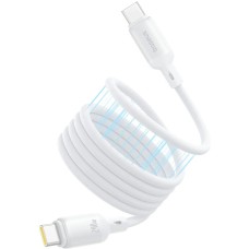 Кабель Baseus PicoGo Magnetic Liquid Silicone Type-C to Type-C 240W 5A 1m White P10376800211-00