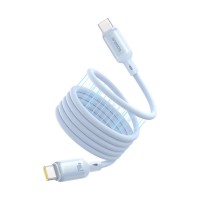 Кабель Baseus PicoGo Magnetic Liquid Silicone Type-C to Type-C 240W 5A 1m Blue P10376800311-00