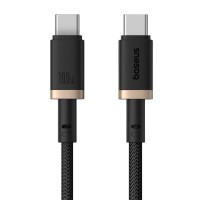 Кабель Baseus Dura Series Type-C to Type-C 100W 5A 2m Black-Gold P10377803U01-02