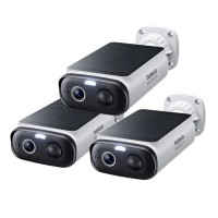 Камера відеоспостереження Baseus Security S1 Lite Outdoor Camera 3-Cam 2K (3шт в комплекті) Moon White S0004100
