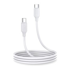 Кабель JoyRoom S-A9 Long-Lasting Cable Type-C to Type-C 60W 3A 1m White