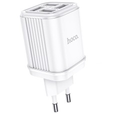 Мережевий зарядний пристрій HOCO C84A Resolute four-port charger 17W White