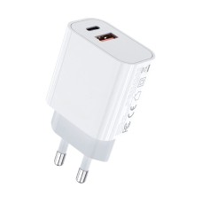 Мережевий зарядний пристрій Rock T43 Dual port 20W White