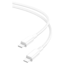 Кабель XO NB-Q250B Type-C to Type-C 60W 3A 1m White