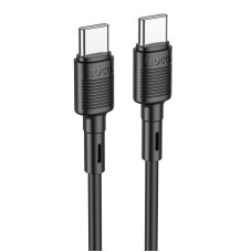 Кабель HOCO X83 Victory charging data cable Type-C to Type-C 60W 3A 1m Black