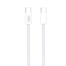 Кабель XO NB-Q260A Type-C to Type-C 60W 3A 1m White