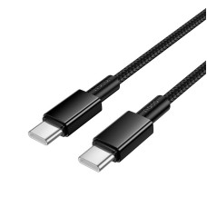 Кабель HOCO X119 Energy charging data cable Type-C to Type-C 60W 3A 1m Black