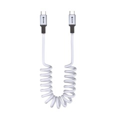 Кабель Veron CC13 Silicone Cable Type-C to Type-C 60W 3A 1.8m White