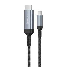Кабель HOCO UA43 HD screen mirroring cable Type-C to HDTV (HDMI) 4K 1.8m Metal-grey