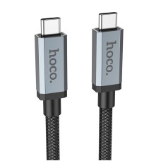 Кабель HOCO US06 HD high speed data cable USB3.2 20Gbps Type-C to Type-C 100W 5A 2m Black