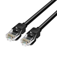 Інтернет кабель (Патч-корд) HOCO US14 Gigabit network cable CAT6 1Gbps 8m Black