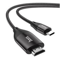 Кабель HOCO UA16 HD on-screen cable Type-C to HDMI 4K 2m Black