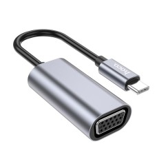 Перехідник HOCO UA21 converter Type-C to VGA 0.15m Grey