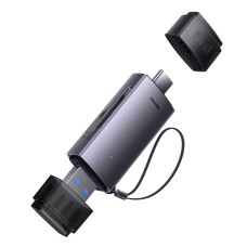 Кардрідер Baseus Lite Series USB-A/Type-C to SD/TF Card Reader Grey WKQX060113